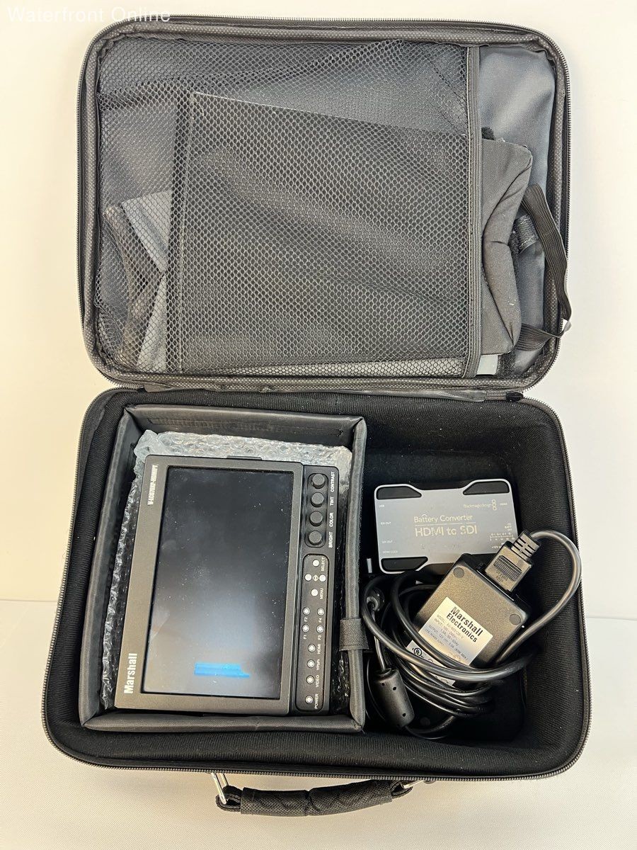 Marshall V-LCD70XP-HDIPT Small Portable Field Camera Top LCD Monitor 7″ w/ Case