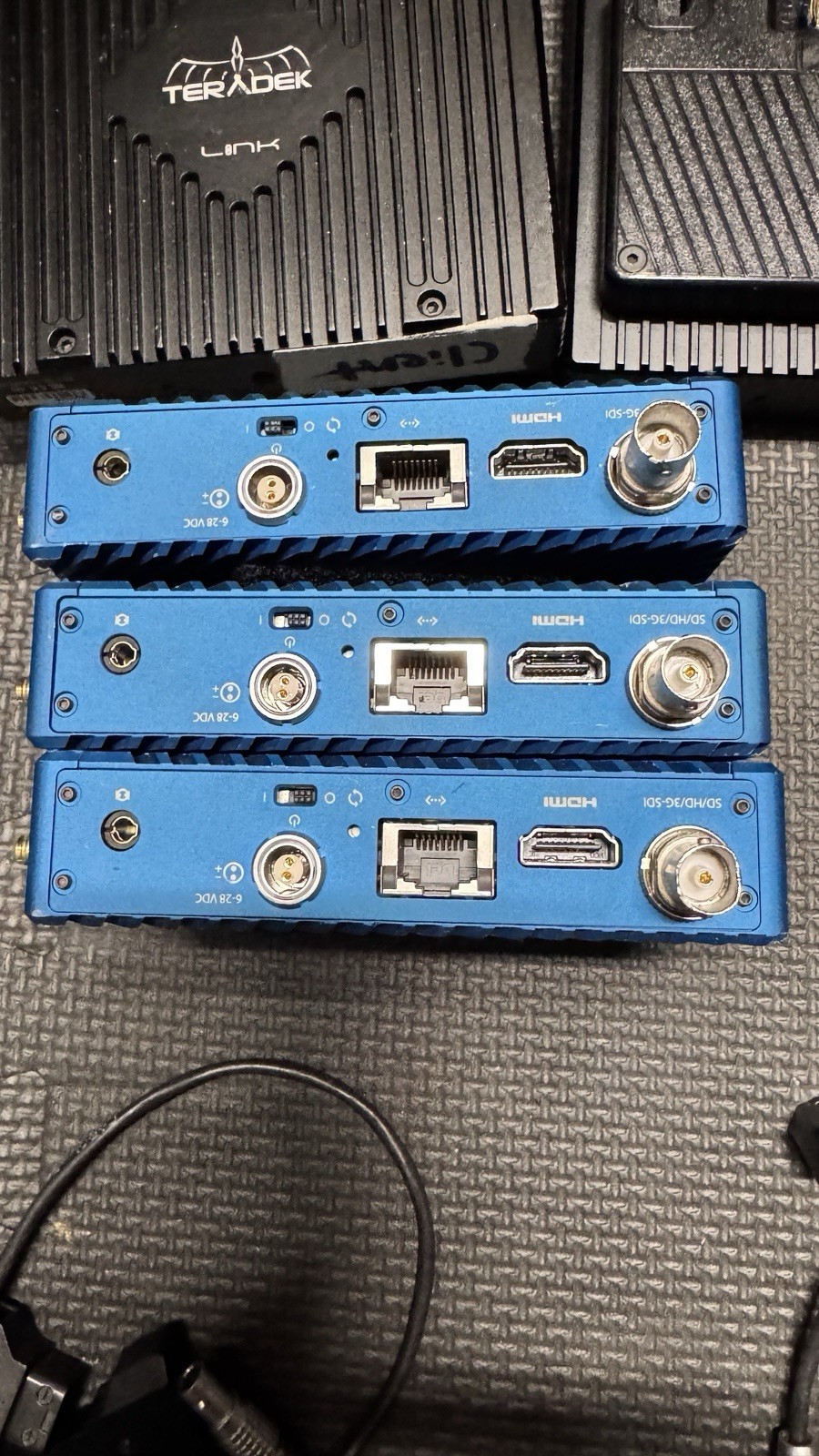 Teradek Serv Pro Streaming Device Set HDMI 3G-SDI Ethernet 3 Units & Accessories