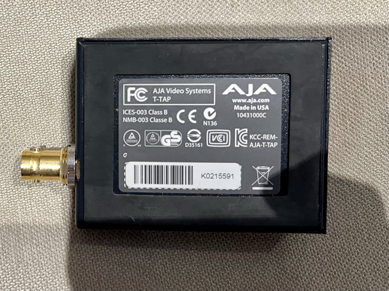 AJA VIdeo Systems T-Tap Thunderbolt to HDMI & HD/SD-SDI Output
