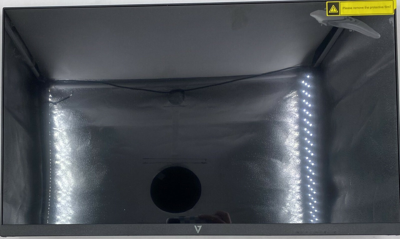 V7 L238IPS-HAS-N FULL HD 24IN LED LCD 16:9 BLACK MONITOR WITH STAND AND POWER AD
