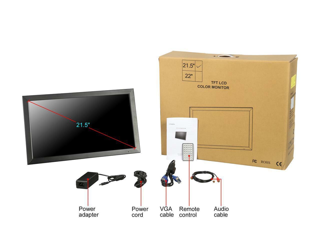 ViewEra V215HBM 22″ (Actual size 21.5″) Full HD 1920 x 1080 2 x HDMI In, 1 x VGA