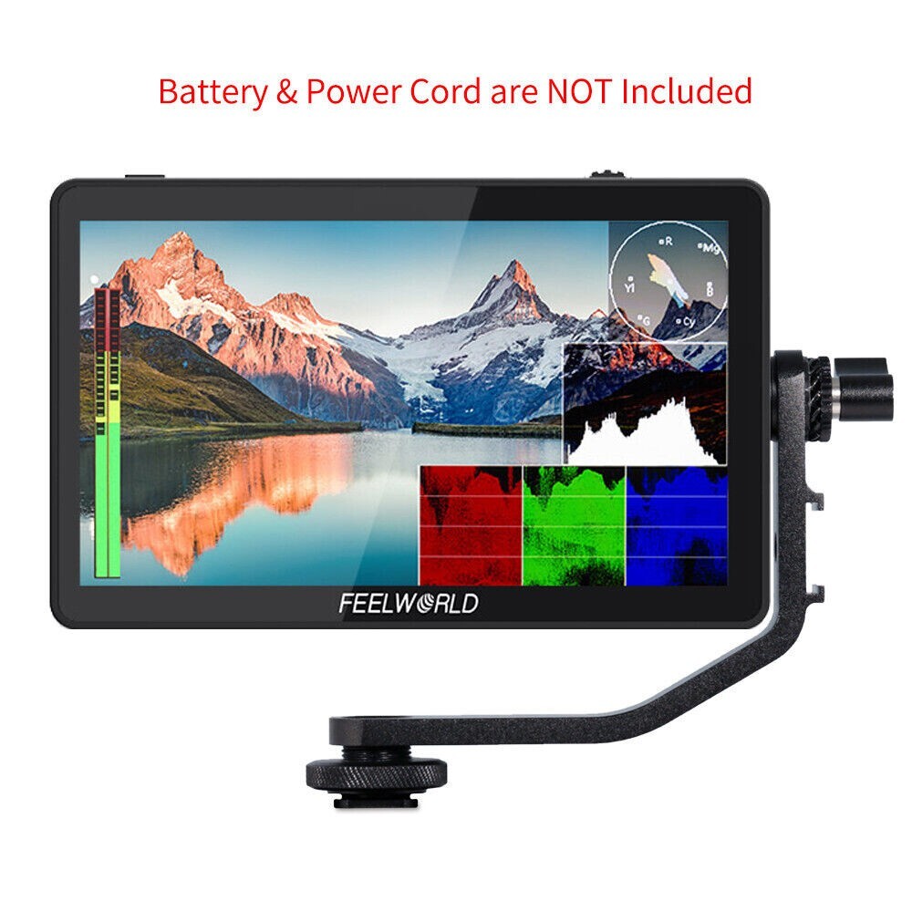 FEELWORLD F6 PLUS V2 6″ Monitor Touch Screen 3D LUT 4K HDMI Video On Camera DSLR